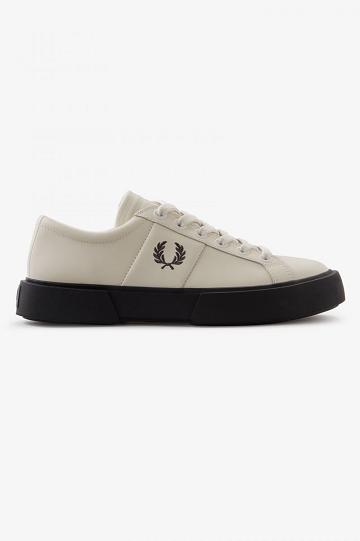 Fred Perry Exmouth Miesten Kengät Valkoinen | FI 1928QMAZ